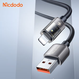 MCDODO Auto Power Off  Lightning Transparent Data Cable