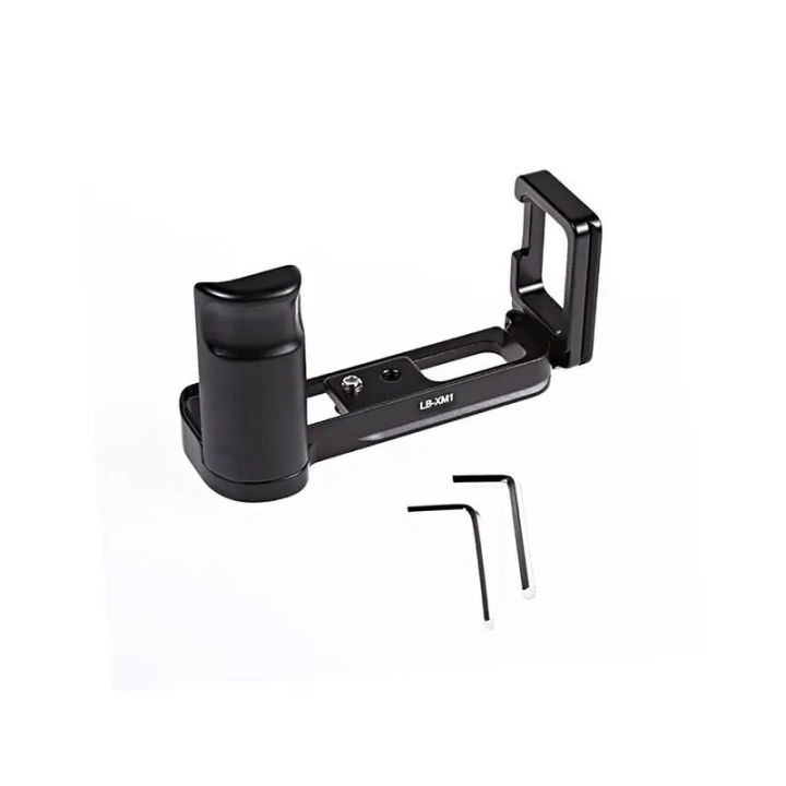 Quick Release QR LB-XM1 black metal L-Plate Bracket Hand Grip