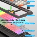 Bàn phím giả cơ XUNFOX K82 cao cấp - Phụ kiện chơi game cực chất thiết kế công thái học chống mỏi tay  1. Tính năng của bàn phím giả cơ K82 - Bàn phím giả cơ XUNFOX K82 thiết kế cong thái học tạo cảm giác gõ thoải mái không gây mỏi tay khi sử dụng trong k. 