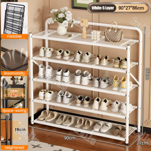 KILAU Multi Layer Shoe Rack Coat Hat Rack Indoor Organizer Shoes Organizer with Storage Multifunctional Floor