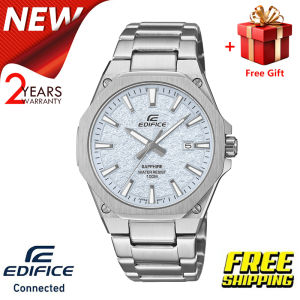 (2 Years Official Warranty) Jam Tangan Lelaki Edifice Chronograph Men Business Fashion Watch 50M Water Resistant Shockproof Waterproof Stainless Steel Men Formal Casual Watches EFR-S108DE-3A