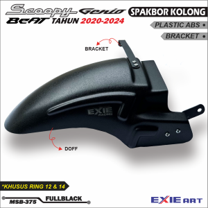 Spakbor Kolong Scoopy Tahun 2020-2023 Genio New 2024 Ring 12 & 14 - Penahan Lumpur Exie Art