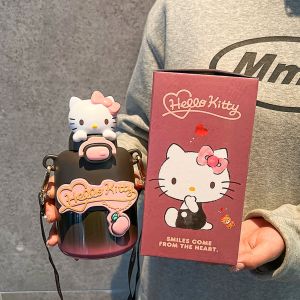 กระติกน้ำเก็บอุณหภูมิ หลอดเด้ง ลิขสิทธิ์แท้ 480ml. สแตนเลส316 Sanrio Vacuum Tumbler | Bluerubystore