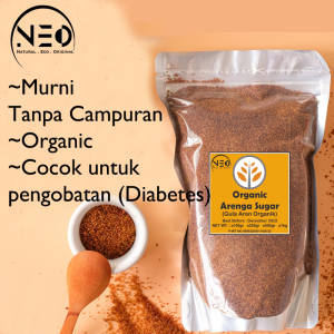 GULA AREN BUBUK ORGANIK(100gr)(50gr)GULA SEMUT PALM SUGAR GRADE A+ / BROWN SUGAR