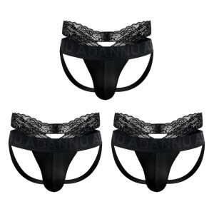 CMENIN ADANNU 3Pcs New Brand Modal Men Underwear Jockstrap Panties Quick Dry Stringi Mens Thong And G String Man Underpants Nude Male AD425