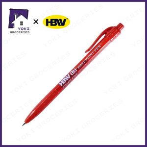 YOKI 1Pcs HBW Ati-18 Ball Point Pen Retractable Super Fine Point Ballpen 0.5mm School Office Supplies
