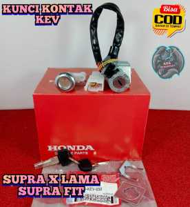 KUNCI KONTAK SATU SET HONDA KEV SUPRA X LAMA SUPRA FIT KUALITAS ASLI ORIGINAL KEY SET KONCI STOP KONTAN