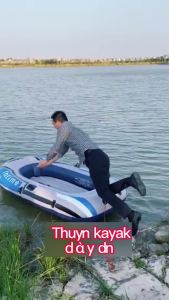 Thuyền hơi xuồng hơi giành cho 2 người lớn chính hãng Intime YT-097 thuyền hơi câu cádã ngoại siêu dày