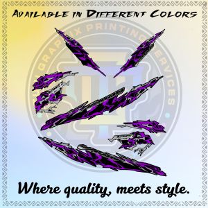 CLICK 125i VARIO V2 NEW LIGHTNING DESIGN DECAL STICKER