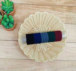 Ikat Rambut Tabung - Ikat Rambut Anak Polos Kunciran Set Isi 20 pcs - Kuncir Rambut Elastis