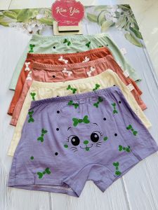 Sét 5 Quần lót đùi trẻ em ( 0811) Size :7Kg - 31 Kg Quần đùi trẻ em cotton mịn mát co giãn - Kim Yến Mẹ và Bé