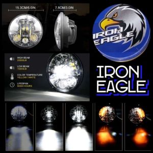 DAYMAKER IRON EAGLE 16 LED 5 75 INCH & 7 INCH FUNGSI RETENG IRON EAGLE ORIGINAL