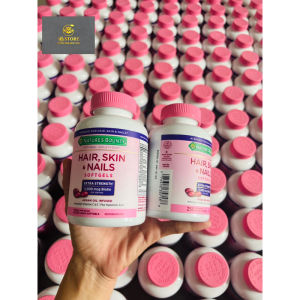 hair skin nails Viên Uống Đẹp Da Tóc Móng Hair Skin Nail Natures Bounty 250 Viên Mỹ