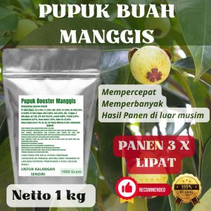 Pupuk Booster Manggis Pelebat Organik Cepat Berbuah Lebat Besar Anti Rontok Pembesar Manggis