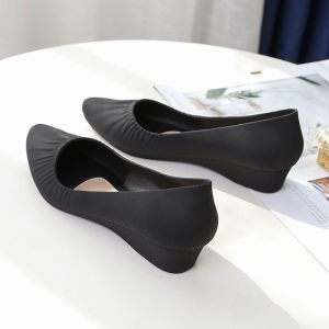 Free Shipping Warm Maple Baotou Wedge Sandals For Women Summer Outdoor Wear Social Wedge Heels Mid-Heel Fashion Beach Non-Slip Pointed Toe