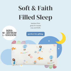 Christian Baby Pillow | Jesus & Children Design – Perfect Baptism Dedication & Baby Gift