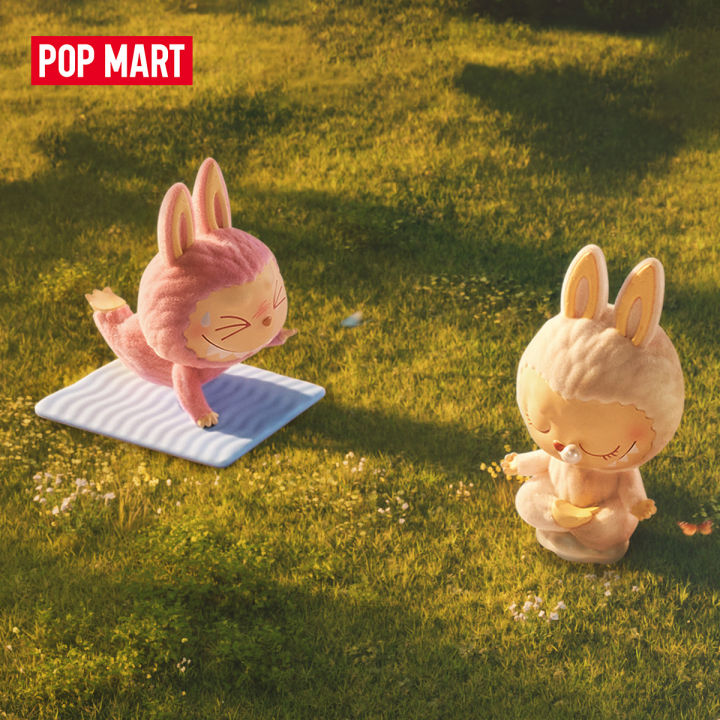 POP MART THE MONSTERS Lazy Yoga Series Figures Blind Box Labubu