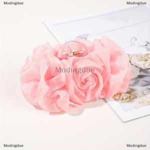 [COD] Modingdue 1Pcs Chiffon Flower Bow Hair Claw ClipLarge Jaw Clips for Thick HairNo-slip Fashion Summer Hair Accessory for Women