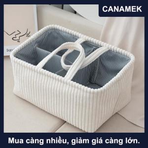 【CANAMEK】 1PC lớn Bohemian lưu trữ BASKET-multi-ngăn tổ chức cho quần áo trẻ em đồ chơi & trang trí nội thất