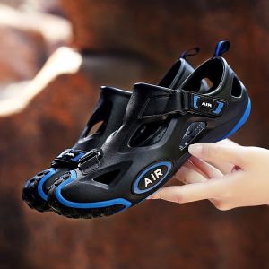 LAMALILI Mens Air Fashion Sandals Beach Shoes Rubber Non-Slip Shoes#168