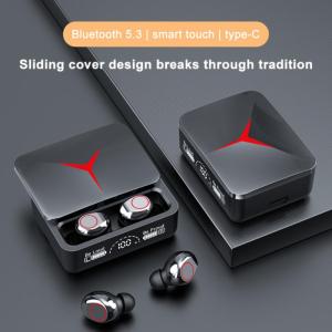 ITEJDJ M90 TWS 5.3 Bluetooth Earphones with MicStereo Touch Control Wireless Earbuds for GamingHifi Sports Bluetooth Headset for Oppo Xiaomi Huawei iPhone Samsung Vivo Redmi Mobile Phone/Tablets/Laptop