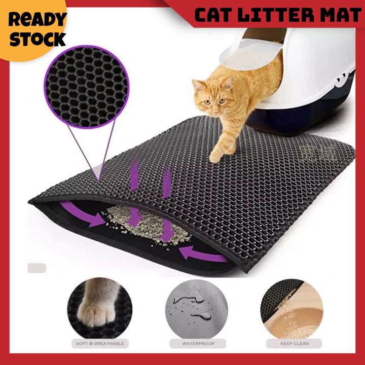 Cat Mat Double Layer Cat Litter Mat Trapping Mat Waterproof Eva