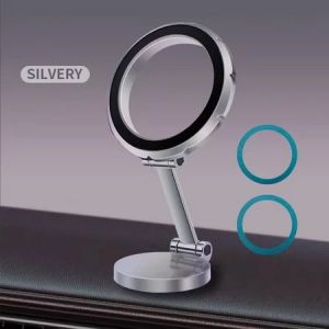 Fold Magnet Car Holder 360° Rotation Bisa Dilipat Magsafe Car Phone Holder / Universal Holder Hp Mobil Magnetic Bekerja Dengan Semua Ponsel - DH 802
