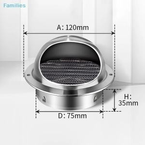 Chụp inox thông hơi máy hút mùi chụp thông hơi chụp ống hút mùi che ống hút mùi chụp che mưa-MOGEE
