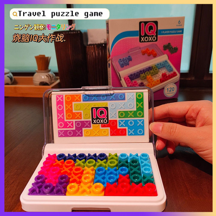 IQ XOXO Puzzle Game 120 Challenges Fun Brain Teaser Toy for Boys