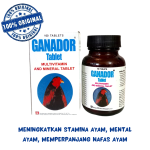 GANADOR BIRU 100 TABLET - Ayam Cepat Segar Merah Sehat