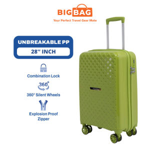 BIG BAG Nomad 28" (PP) Polypropylene Luggage 28 Inch Unbreakable Luggage Bag Travel 28 Inch Suitcase Beg Bagasi