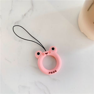 CrashStar น่ารักการ์ตูนแหวนนิ้วสั้นเชือกเส้นเล็กอุปกรณ์เสริมโทรศัพท์มือถือการ์ตูนน่ารักป้องกันการสูญหายสายคล้องโทรศัพท์ห่วงโซ่จี้โทรศัพท์มือถือทั่วไปเชือกสั้นผู้ขายชั้นนำ