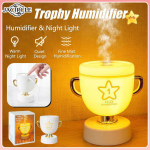 JACIRCLE Trophy Lamp Ultrasonic Home Small Humidifier Fog Desktop Nightlight USB Car Aromatherapy Machine.