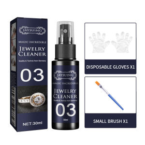 Concentrated Jewelry Cleaner: Deep and Rapid Cleaning—Ideal for Everyday Dirt and Dust—Professional Anti-Tarnishing Formula