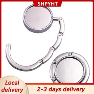 [COD] SHPYHT Local delivery Ship within 24 hours 1Pc Portable Folding Alloy Purse Handbag Bag Hanger Hook Holder Table Hook