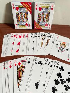 Kartu Remi Jumbo Ukuran 17cm x 12cm 1 Set Isi 54 Lembar Kartu Termasuk 2 Joker