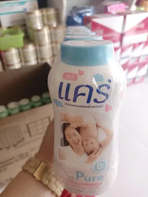 Care แป้งเด็กแคร์ โฉมใหม่ กลิ่นหอมละมุนช่วยลดผดผื่น ปริมาณ 140-160 กรัม แป้งแคร์