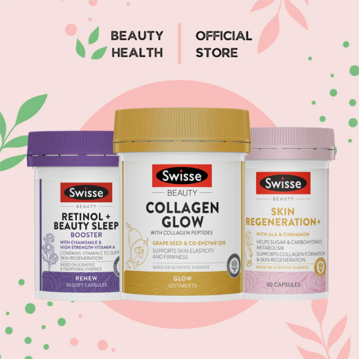 [SG l Authorized] Swisse Beauty Collagen Glow With Collagen Peptides 60 ...