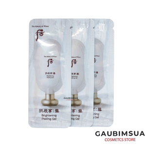 DATE2027 Whoo gói 1ml Tẩy da chết làm sáng mịn da dạng Gel Whoo trắng Gongjinhyang Seol Brightening Peeling