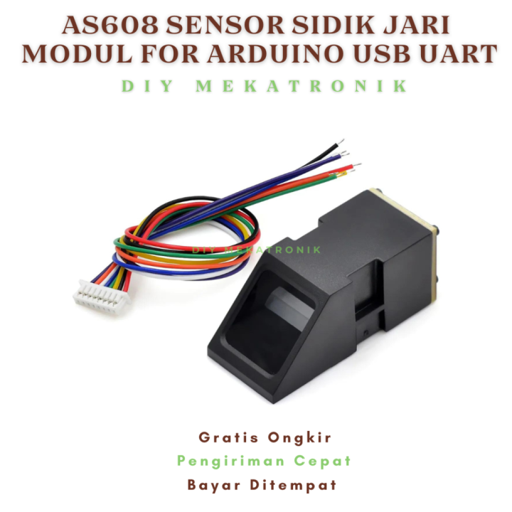 AS608 Sensor Sidik Jari Modul For Arduino USB UART | Lazada Indonesia