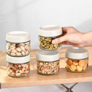 250ml Sealed Jar Fully Enclosed Food Grade Glass Empty Storage Jar Tea Moisture-proof Storage Seasoning Food