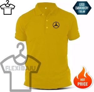 🔥PROMOSI HEBAT🔥 [SULAM] FF1 MERCED CLASSIC NEW  POLO EMBROIDERY BAJU LELAKI PEREMPUAN POLO TEE!! 100% COTTON MLO