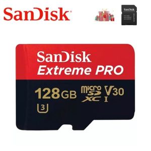 Sandisk Extreme Pro Micro SD Card/128GB/256GB/512GB/1TB/2TBMemory Card U3 V30 4K(COD)For CCTV/Digital Cmaera/Action camera