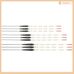 yangyuhua Fishing Float Wood Fluorescent High Sensitivity Bobber Luminous Float Marked Bold Fishing Light Float Fishing Accessories