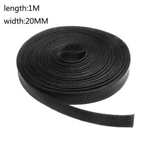 COUPLECOL Black Gland Expandable Tight Insulation Wire Braid Sleeving Protection Cable