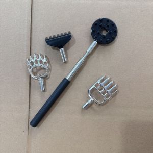 4 In1 Extendable Back Scratcher Telescopic Back Scratcher Massager With Detachable Scratching Heads