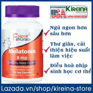 Viên uống Melatonin hỗ trợ giấc ngủ ngon 8 mg 120 viên
