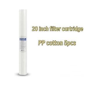 Blue 4 Stage Replacement Filters 20 Inch Deep Well Water Filter Housing Set with Filter Components