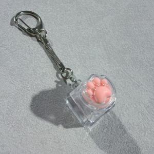 Allieuka Keyboard Fidget Keychain 9 Key Clicky Button Toy Stress Relief ASMR Pocket Bag Key Pendant Gift