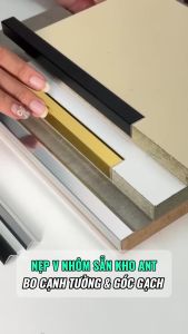 Nẹp V nhôm ốp góc Nẹp nhôm chữ V ốp góc cột thanh dài 2m7